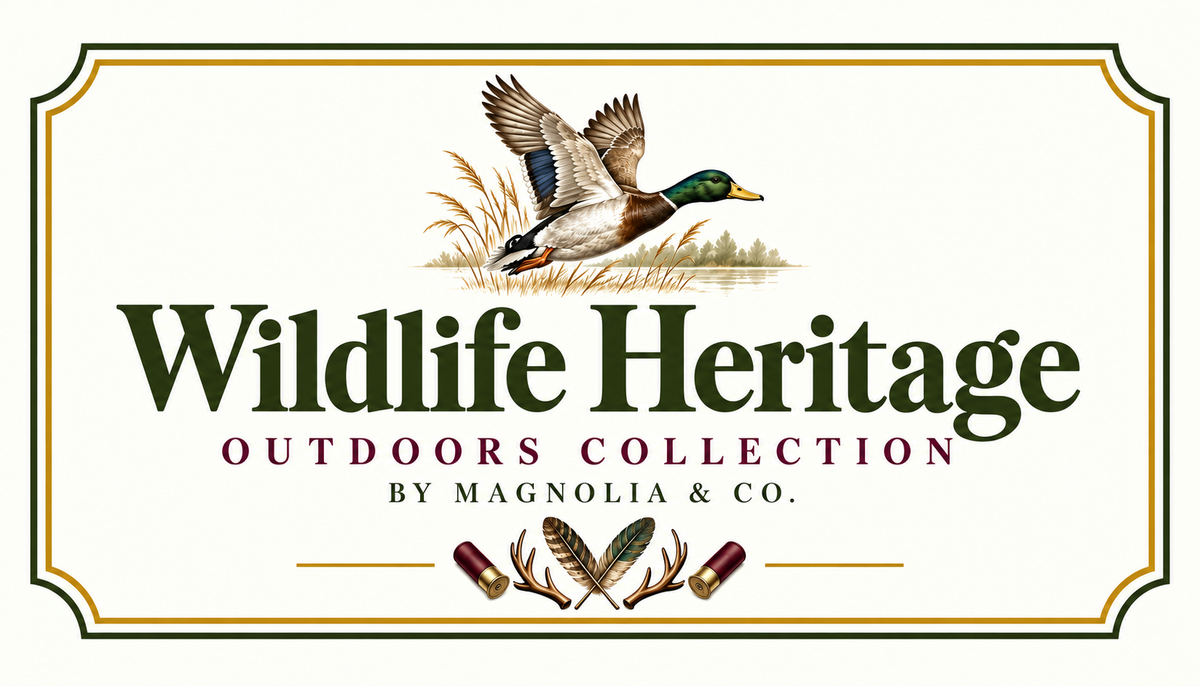 Wildlife Heritage outdoors collection title card by Magnolia & Co.