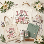 LPN LIFE artwork preview — Koozies