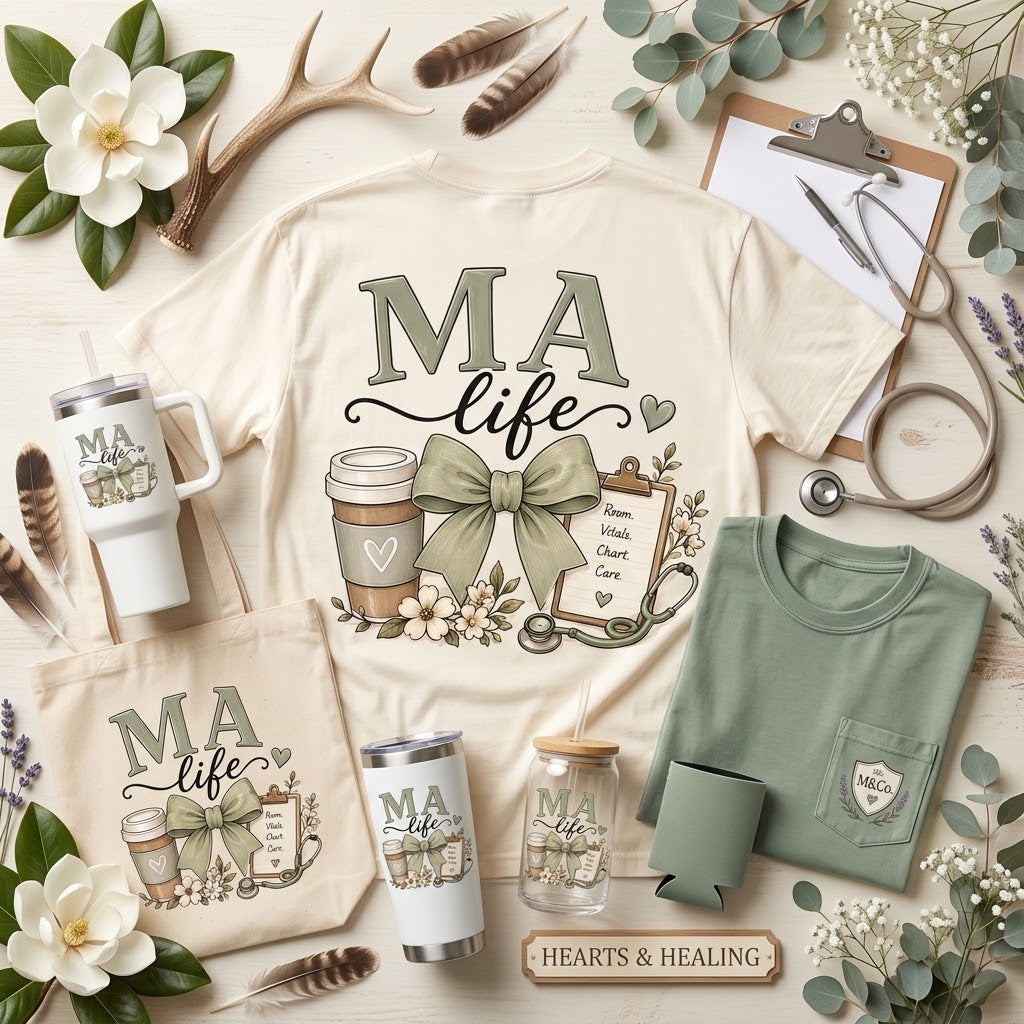 MA LIFE artwork preview — Koozies