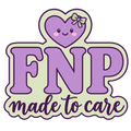 Hearts & Healing FNP Made to Care sticker design