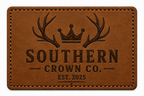 Southern Crown Co. Crown and Antlers rectangle patch