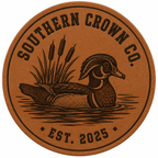 Southern Crown Co. Wood Duck round leather patch