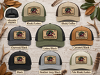 Wood Duck Color Rectangle — Southern Crown Co. — eight labeled hat colors
