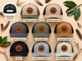 Wood Duck Round Leather — Southern Crown Co. — eight labeled hat colors