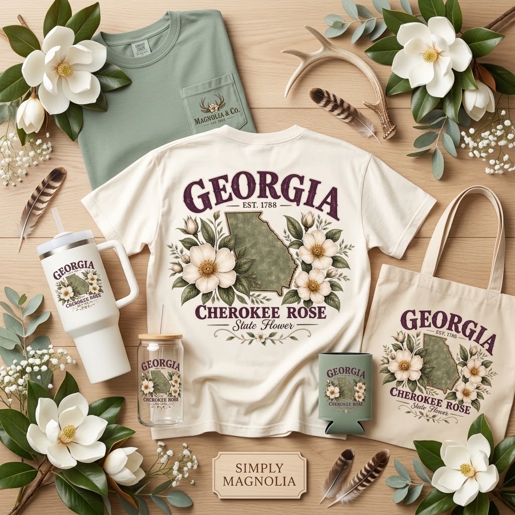 Georgia Cherokee Rose design — Simply Magnolia
