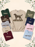 Good Ole Boys - Labrador Bottomland sweatshirt in Sand with nine labeled color options