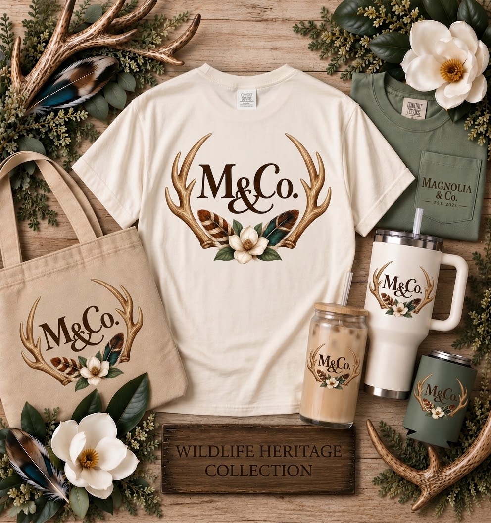 M&Co. Antlers artwork preview — Koozies