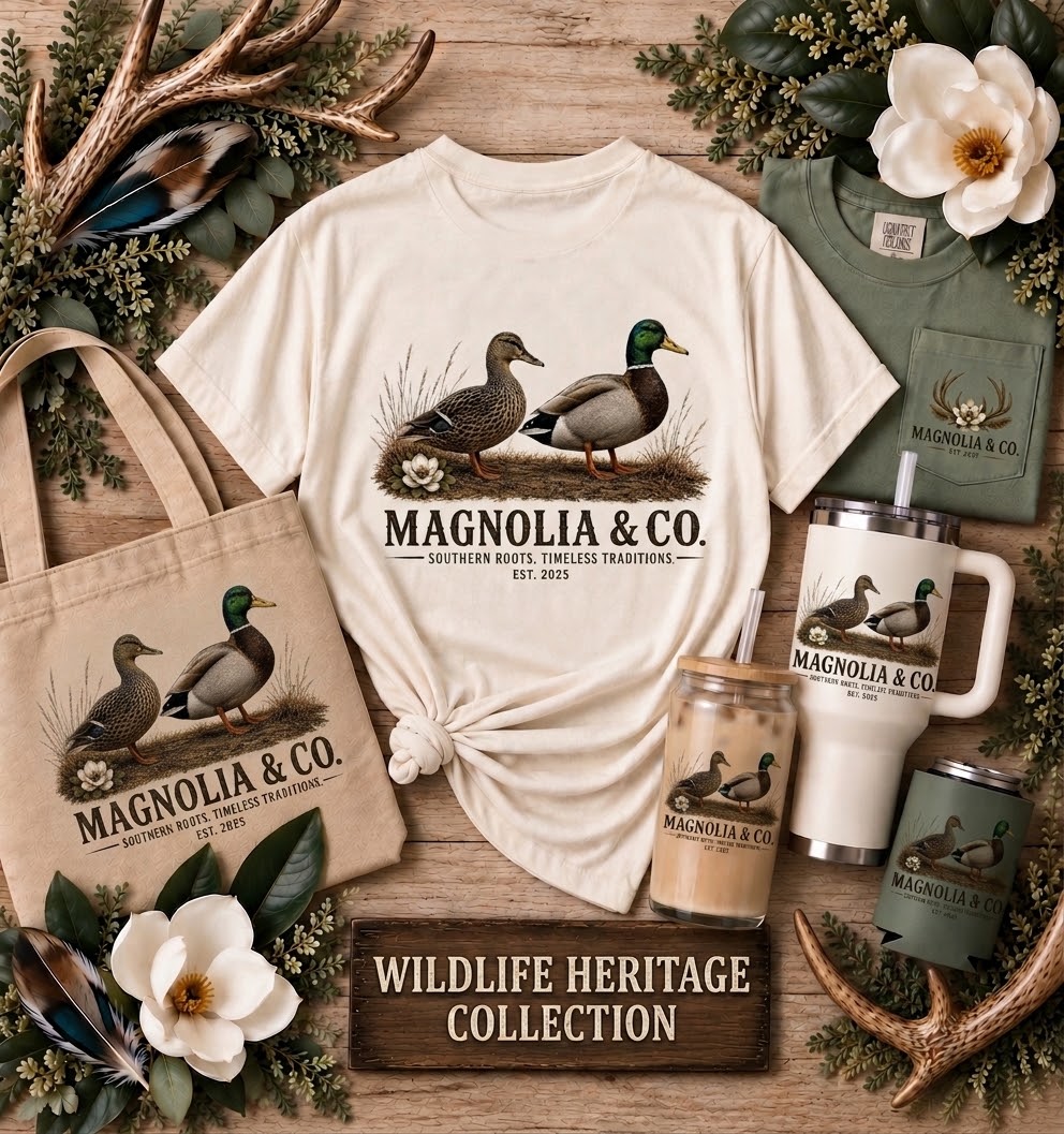Two Ducks Waiting artwork preview — Koozies