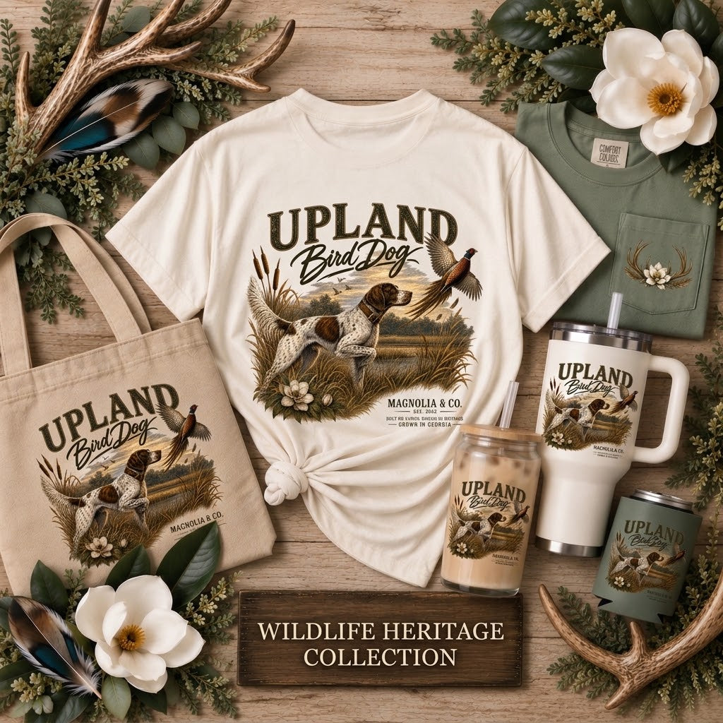 Upland Bird Dog artwork preview — Koozies